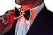 NEON NIGHTLIFE Light Up Bow Tie, Red Men's Glow in the Dark LED Tie