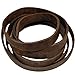 TOFL Genuine Top-Grain Leather Strap | 72 Inches Long | 1/2 Inch Wide | 1/8 Inch Thick (7-8 oz) | 1 Leather Strip for DIY Arts & Craft Projects, Clothing, Jewelry, Wrapping | Dark Brown
