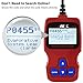 ANCEL AD310 Classic Enhanced Universal OBD II Scanner Car Engine Fault Code Reader CAN Diagnostic Scan Tool - Red