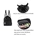 Zmart Dry Wet Separated Swimming Bag Portable Drawstring Backpack Waterproof Gym Sports Pool Beach Gear Bagpack for Men Women Boys and Girls - Black