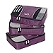 eBags Classic Medium 3 Piece Packing Cube Set (Eggplant)