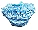 Haian ABDL PVC & Satin Ruffle Rhumba Pull on Plastic Pants (Medium, Blue)