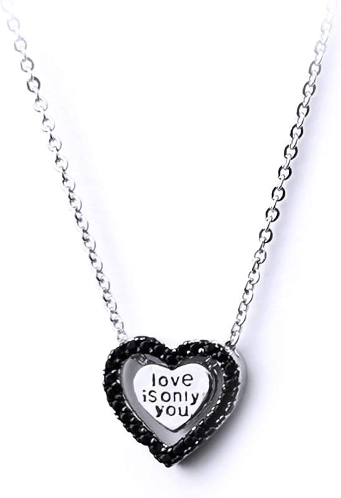 DODO.GOGO Lleno de Amor Amor melocotón Collar corazón Moda Creativa