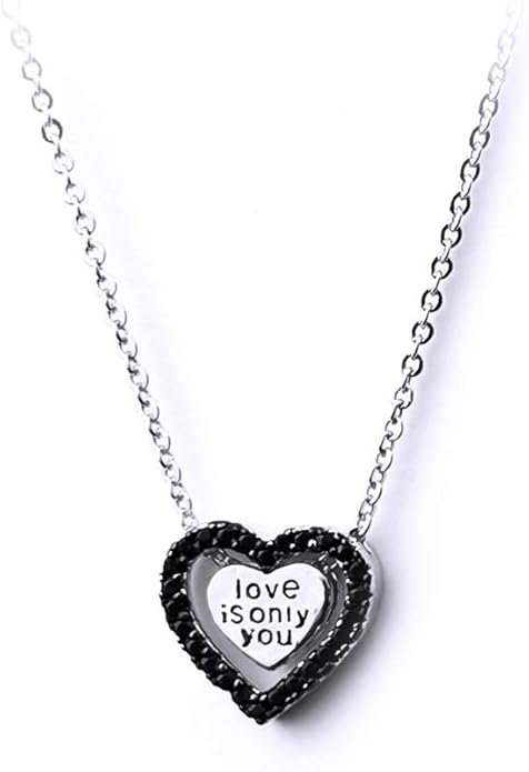 DODO.GOGO Lleno de Amor Amor melocotón Collar corazón Moda Creativa