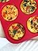 OvenArt Bakeware Silicone Muffin Cupcake Pan (12-Cup)