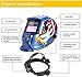 WOOKRAYS Welding Helmet Solar Auto-Darkening Welding Helmet Professional Hood MIG TIG ARC Welder Mask Blue Eagle
