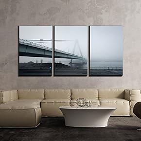 Huge Drawbridge in The Fog x3 Panels