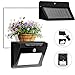 Bcway Outdoor Solar Lights, Separable Solar Panel, Waterproof Motion Sensor Security Light 10 LEDS Powered Wall Light with 8' Extension Cord for Indoor, Garden, Fence, Patio, Driveway, Stairs