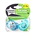 Tommee Tippee Closer to Nature Fun Style Orthodontic Baby Soothie Pacifier, 0-6 Months - Boy, 6 Pack
