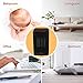 KEYNICE Electric Table Heater 950/450W Warming 5-inch Portable Ceramic Personal Space Heater with Over Heat Protection, Tip over Protection Mini Heater for Home Office Indoor Use - Black