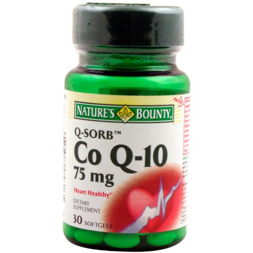 Nature's bounty coenz q-10 sfgl 75mg 30 (074312058165)