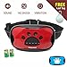 QOUKETT Bark Collar, No Barking Control Device Humane Dog Training Collar For Small Medium to Large Dogs Anti Bark Pain Free No Bark Shock Vibration & Sound | For Trainers & Pet Owners | FREE LED Tag