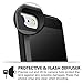 Vofolen Sliding Cover for iPhone 5C Case Wallet Card Slot Holder Bumper for iPhone 5C (Black)