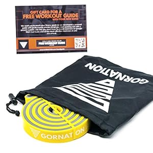 GORNATION® Tweelaagse premium weerstandsbanden met videocursus en tas – De fitnessband met praktisch weerstandsniveau in…