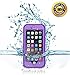Armour Shell Rugged Waterproof Case for iPhone 6 with Apple Cell Charging Cable - Purple