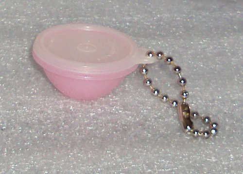 Tupperware Keychain Mini Wonderlier Bowl 1950's Pastel Pink