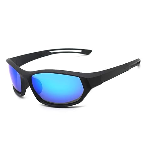 LATEC Polarisierte Sportbrille Sonnenbrille Fahrradbrille für Herren und Damen mit UV400 Schutz und TR90 Unzerbrechlicher Rah