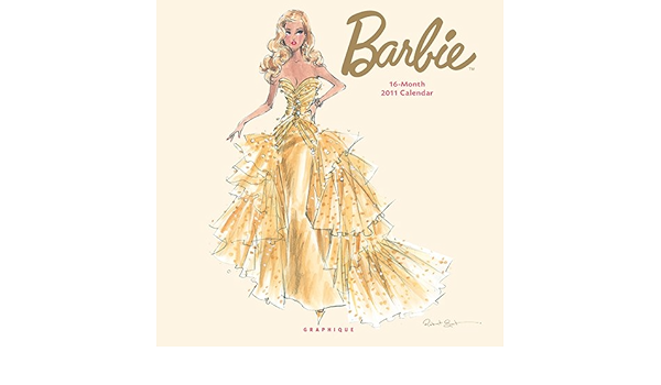 Amazon.com: Barbie Fashion Model Collection Wall Calendar 2011 : Office Products
