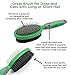 Pin and Rubber Shedding Brush for Dogs & Cats | Deshedding Brushes for Long Hair Dog or Cat | Removes Dead Undercoat Hair | Professional Grooming Tool for Small or Large Pets | Fur Remover