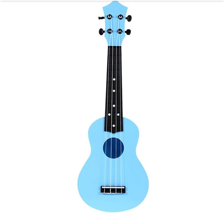 DJ Electron 21" plastic Ukulele for beginner student children Kid Toy best choise Ukulele (21" plastic Ukulele blue)