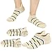 M&Z Mens Low Cut Ankle Reinforced Athletic Antiskid Gym/Sport Comfy Socks 5 Pack