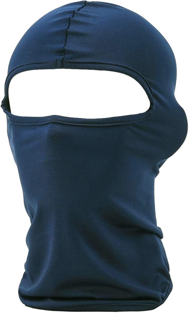 fuinloth Balaclava Face Mask, Summer Cooling Neck Gaiter, UV Protector Motorcycle Tactical Scarf for Men/Women Black at  Men’s Clothing store