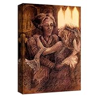 Canvas Wall Art Creative Illustrations Canvas Prints Home Artwork Decoration for Living Room,Bedroom - 12x18 inches