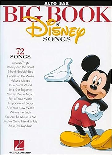 Amazoncom The Big Book Of Disney Songs Alto Sax Book - 
