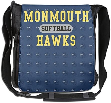 NCAA Monmouth Hawks Team Strong Logo Cross Body Shoulder Bag