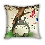 ToLuLu174; Totoro Home Indoor Outdoor Lounge Decorative 18x18 Inch Throw Cushion Case Pillow Cover Replace,(Insert Not Included)