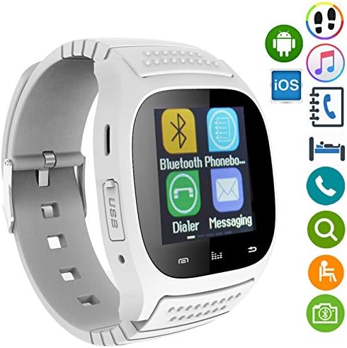 Fashionlive Smart Watch Sweatproof Sport Pedometer Fitness Tracker Sleep Monitor Anti Lost Wristwatch phone for Android ios iphone Samsung S9 S8 Plus S7 S6 Edge