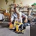 Construction Site Toys Stem Engineering Truck Car Vehicle Playset with Manual Crane Elevator Alloy Mixer Dump Truck Car Track Boys Toys Gift for Toddlers Kids Child Age 2 3 4 5 Year Old