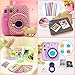 Fujifilm Instax Mini 9 Camera + Fuji Instax Mini Film + Instax Accessories Kit Bundle, Gift Sets Instant Camera Light Purple