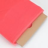 Coral 54 Inch Tulle Fabric Bolt 54 inch 40 Yards