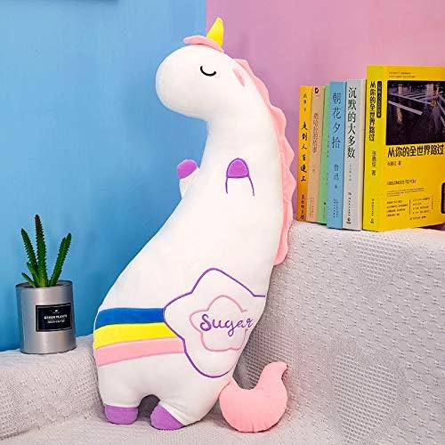 shyerr Cute New Lucky Sunshine Unicorn Hold Pillow Plus Toys Soft Bud Unicorn Pillow Doll Birthday 60 cm A4
