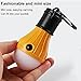 AIYEGO Portable Solar Light Bulb, Dimmable 165LM Solar Powered Lights Emergency Lights with 1000mAh Rechargeable Battery for Outdoor, Hiking, Camping, Tent, Home, Chicken Coop (Yellow)