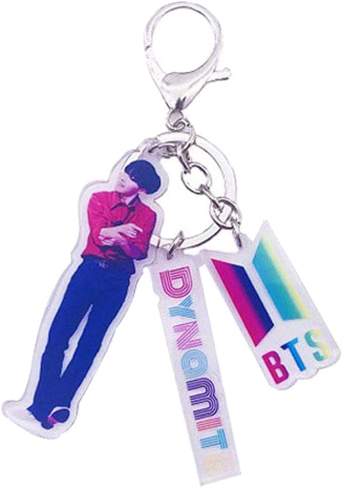 Amazon Com Kpop Bts Bangtan Boys New English Song Dynamite And Cartoon Tiny Tan Acrylic Key Chain Keyring Accesssories Dynamite 1 J Hope Shoes
