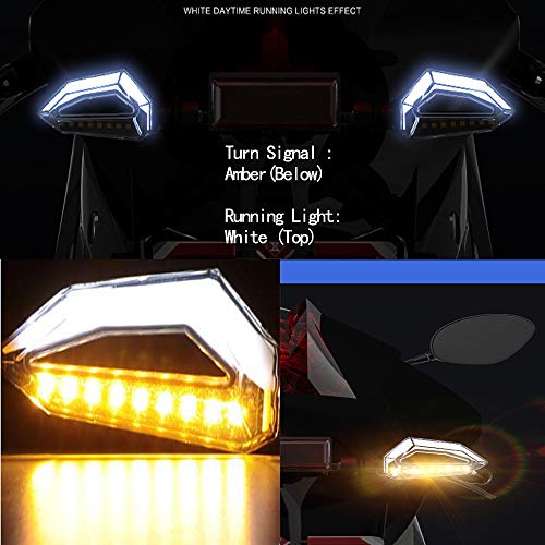 image for evomosa Universal 12 LED Turn Signal Lights Blinker Front Rear Lights 