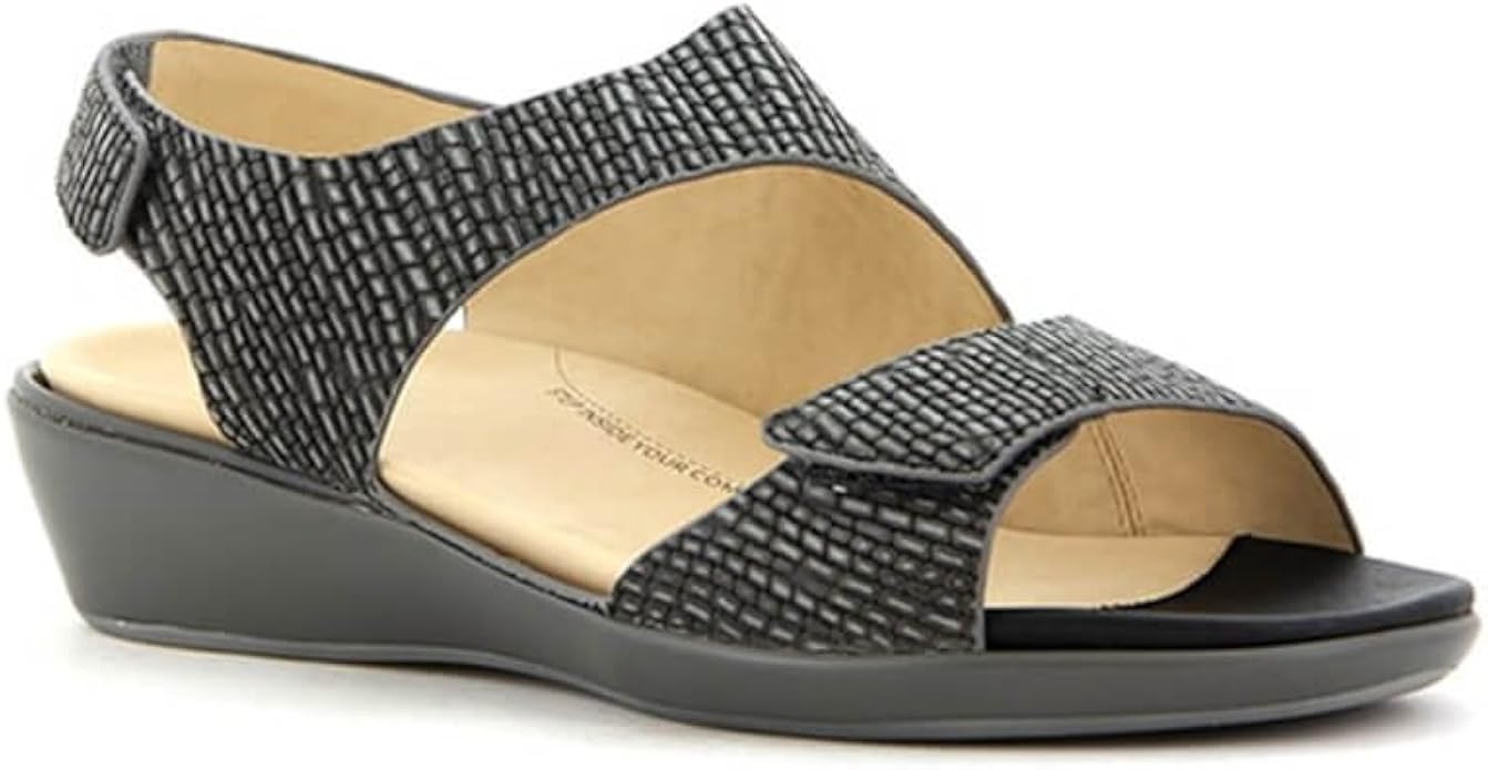 Ziera Ginger Charcoal Women�s Sandal Wedges