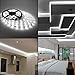 Flexible LED Strip Lights,White,300 Units SMD 5050 LEDs,Waterproof,12 Volt LED Light Strips, Pack of 16.4ft/5m