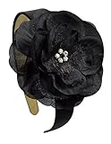 Emma Silk Flower Girls Arch Headband