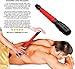 Physix Gear Muscle Roller Stick - Deep Tissue Massage for Legs, Athletes, Physical Therapy, and Recovery - Red