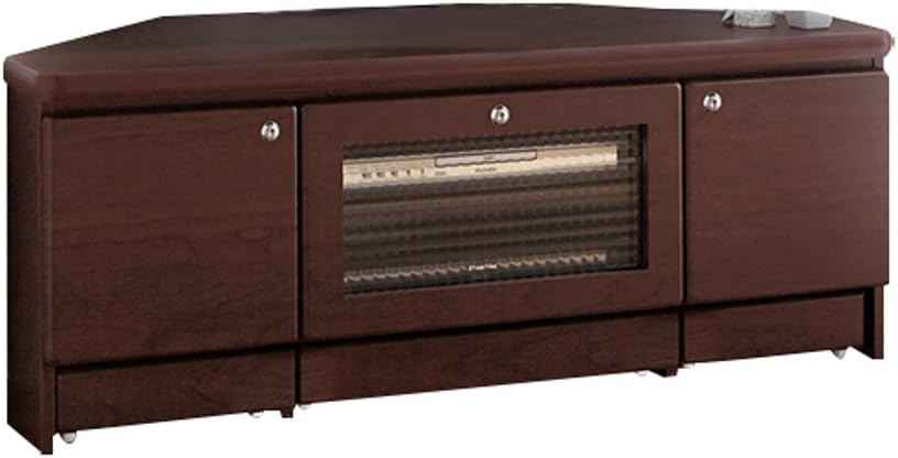 Amazon ニッセン 子供に安全 安心なtvボード サイズ コーナー 色 ダークブラウン ローボード テレビ台 オンライン通販