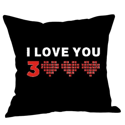 Buy Ywoow Home I Love You Three Thousand Times Printing Cotton