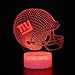 Deal Best NFL Team 3D Optical Illusion Smart 7 Colors LED Night Light Table Lamp with USB Power Cable (New York Giants)