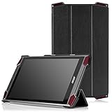 MoKo ACER Predator 8 Case - Ultra Slim Lightweight Smart-shell Stand Cover Case for ACER Predator 8 GT-810 8.0 inch Tablet, BLACK