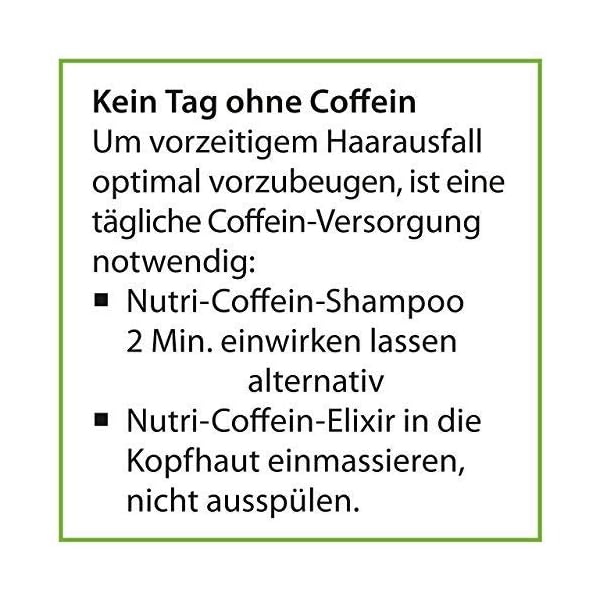 Plantur 21 Nutri caffeine Elixir: Intensive Protection Against Premature Hair loss.