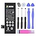 IBESTWIN Replacement Battery for iPhone 5S/5C with Repair Tool Kits, Adhesive Strip and Instruction, 1560mAh 0 Cycle - 24 Month Warranty (Not for iPhone 5)