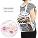 Zicac Girls' Transparent Laser Sequins Backpack Children School Satchel