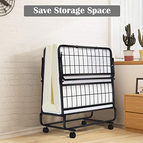 1 Giantex+Folding+Mattress+Rollaway+Portable